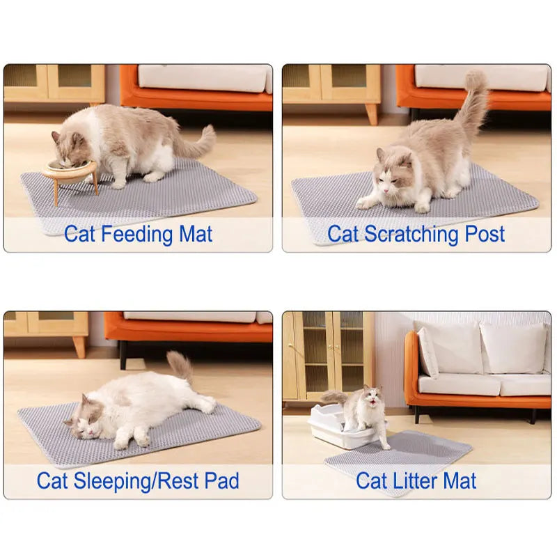 Tapis de litière pour chat